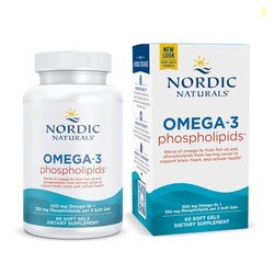 Nordic Naturals Omega-3 Phospholipids, Unflavored - 60 Soft Gels - 500