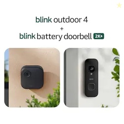 Blink Outdoor 4 and Battery Doorbell 2K+ (newest model)  Two-year batt