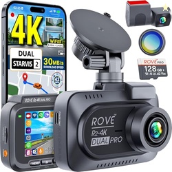 ROVE R2-4K Dual PRO Dash Cam Front and Rear, 4K+2K Dash Camera for Car