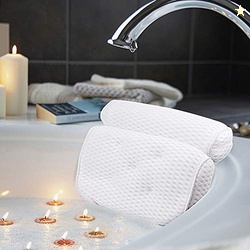 AmazeFan Bath Pillow, Bathtub Spa Pillow with 4D Air Mesh Technology a