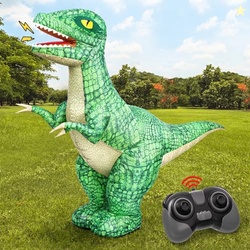 Jovow 2.4GHZ Remote Control Inflatable Dinosaur Toy for Kids,Electric 