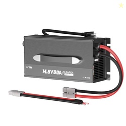 LiTime 80-Amp Lithium Battery Charger,12V LiFePO4 Battery Charger AC-D