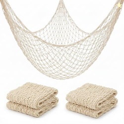 Sukh Fish Net Decorations for Party - 2PCS 39.37 * 78.74 in Fishing Ne