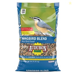 Audubon Park Songbird Blend Wild Bird Food, Bird Food for Outside Feed