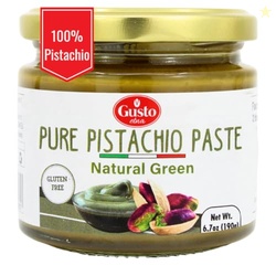 GUSTO ETNA Pure Sicilian Pistachio Paste 100% Pistachios, Unsweetend 6