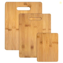 Totally Bamboo 3-Piece Bamboo Cutting Board Set, Wood Cutting Boards f