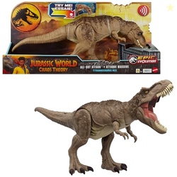 Mattel Jurassic World T. rex Dinosaur Toy with Sound & Movement, All-O