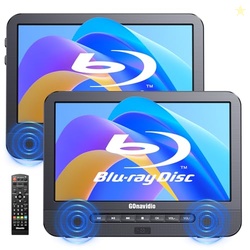 10.1'' Portable Blu Ray Players for Car with Rechargeable Battery, Dua
