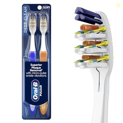 Oral-B Pro-Health Pulsar Battery Toothbrush, 2-Pack, Soft Bristles Bru