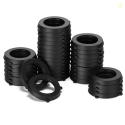 SmoTecQ 30 Pack Garden Hose Washers with Self-Locking Tabs - Heavy Dut