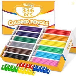 336 Packs Colored Pencils Bulk Classroom, Colored Pencils for Kids 12 