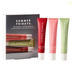 Summer Fridays Holiday Lip Butter Balm Set - Conditioning Vegan Lip Ba
