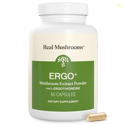 Real Mushrooms Ergothioneine Supplement  Golden Oyster Mushroom with B