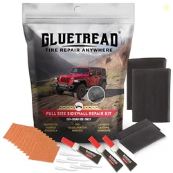 GlueTread Full-Size 4x4 Sidewall Tire Repair Kit | Sidewall Tire Patch