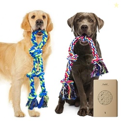 Feeko Heavy Duty Dog Rope Toys for Large Breed Aggressive Chewers, 2 P