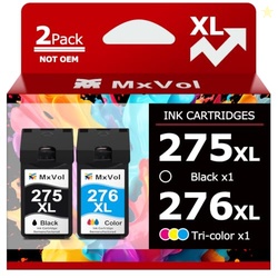 MxVol 275XL 276XL Remanufactured Ink Cartridge Replacement for Canon 2