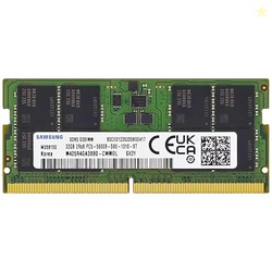 Samsung 32GB DDR5 5600MHz PC5-44800 CL46 SODIMM 2Rx8 Dual Rank 1.1V 26
