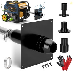 Generator Exhaust Extension Silencer Kit with Three Universal Adapters