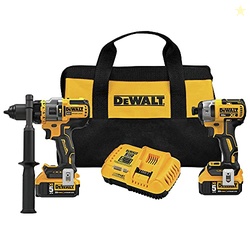 DEWALT FLEXVOLT ADVANTAGE 20V MAX* Combo Kit with Hammer Drill & Impac