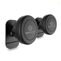 WixGear Magnetic Car Mount [2-Pack] - Universal Stick-On Dashboard Mag