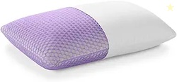 Purple Harmony Pillow - Medium Loft Standard Size - Cooling Gel Neck a