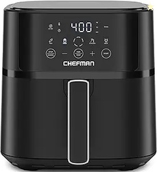 Chefman Air Fryer  6 QT Compact Airfryer for Quick & Easy Meals in Min