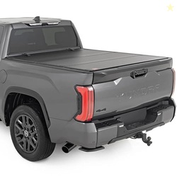Rough Country Hard Tri-Fold Truck Bed Tonneau Cover for Toyota Tundra 