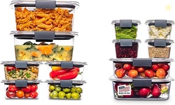 Rubbermaid Brilliance BPA-Free Airtight Food Storage Containers 24-Pie