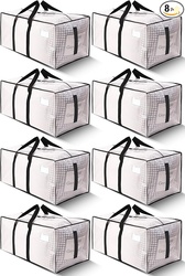 HOMESURE Supports 200lbs Heavy Duty Moving Bags - Strong Zipper & Wrap