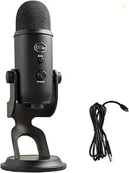 Logitech Creators Blue Yeti USB Microphone for PC Mac, Gaming, Recordi