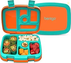 Bentgo Kids Bento-Style 5-Compartment Leak-Proof Lunch Box - Just-Righ