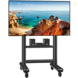 TVON Mobile TV Stand for 50-98 Inch LED LCD OLED 4K Flat/Curved Screen