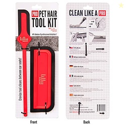 Lilly Brush Pro Pet Hair Tool Kit | Pet Hair Remover for Couch, Car Ca