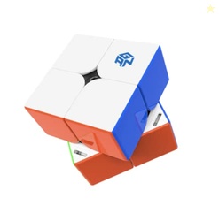 GAN 251 M Air, 2x2 Magnetic Speed Cube Stickerless 251 Mini Cube Puzzl