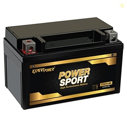 ExpertPower YTX7A-BS - 12V 7Ah AGM Motorcycle Battery, for ATV, 4 Whee