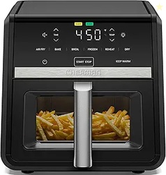 Chefman Air Fryer 9 Qt | TurboFry 7-in-1 High-Powered 450F Cooking for