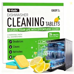 Dishwasher Cleaner and Deodorizer Tablets, Dishwasher Cleaning Tablets