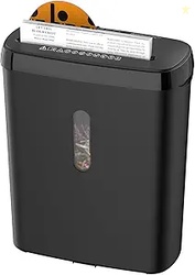 Paper Shredder for Home10-Sheet Strip Cut12 L Basket,P-2 Security Leve