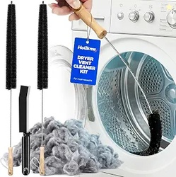 Holikme 3 Pcs Dryer Vent Cleaner Kit 304 Stainless Steel Replacement L