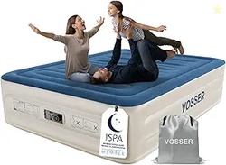 VOSSER Queen Air Mattress with Built-in Pump18'' Raised Blow Up Mattre