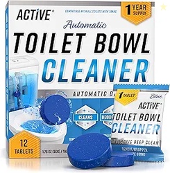 ACTIVE Automatic Toilet Bowl Cleaner Tablets Blue Gel Toilet Tank Clea