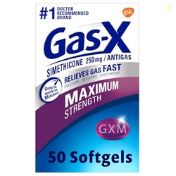 Gas-X Maximum Strength Gas Relief Softgels with Simethicone 250 mg for