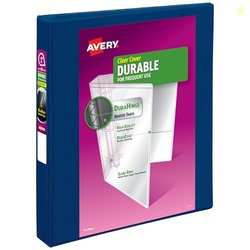 Avery Durable View 3 Ring Binder, 1 Inch Slant Rings, 250-Sheet Capaci