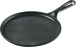Lodge Cast Iron Griddle  8 Inch Round Pre-Seasoned Griddle Pan for Pan