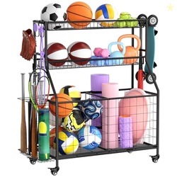 Sports Equipment Garage Organizer - Heavy Duty Garage Organization Bal