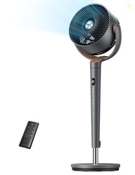 DREO Fan for Bedroom, 120 Oscillating Standing Fans, Quiet Floor Fan w