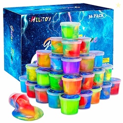 Galaxy Slime Kit for Girls Boys, 36 Pack Mini Slime Party Favors for K