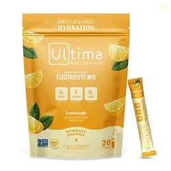 Ulltima Replenisher Broad Spectrum Electrolyte Mix Lemonade Flavor 20 