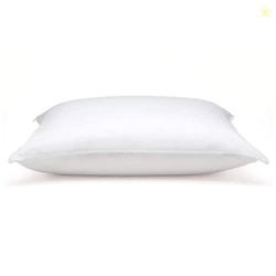 DOWNLITE Flat & Soft Down Pillow  Hypoallergenic Premium Down (Not Fea