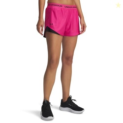 Under Armour Women's Tech Play Up Short, 3" Inseam Low Rise with Pocke